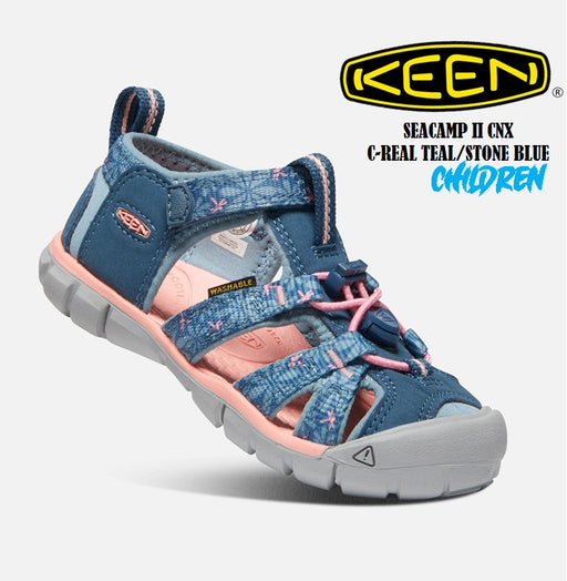 KEEN SEACAMP II CNX Children Tea Rose/Peach Pearl Sandals — G MILITARY