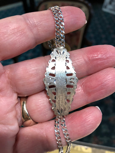 Ladies or Men Sterling Silver ID Bracelet
