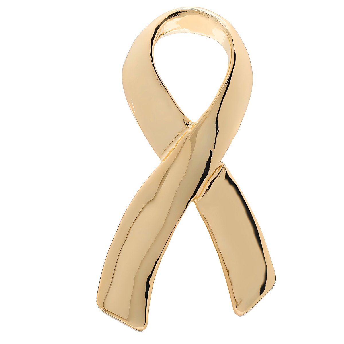 Large Childhood Cancer Ribbon Pins - Fundraising For A Cause product image