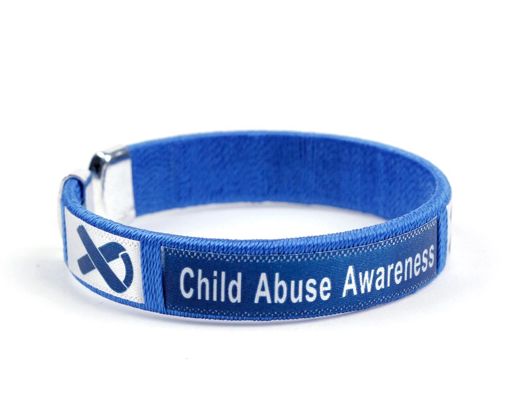 Image of Child Abuse Awareness Bangle Bracelets