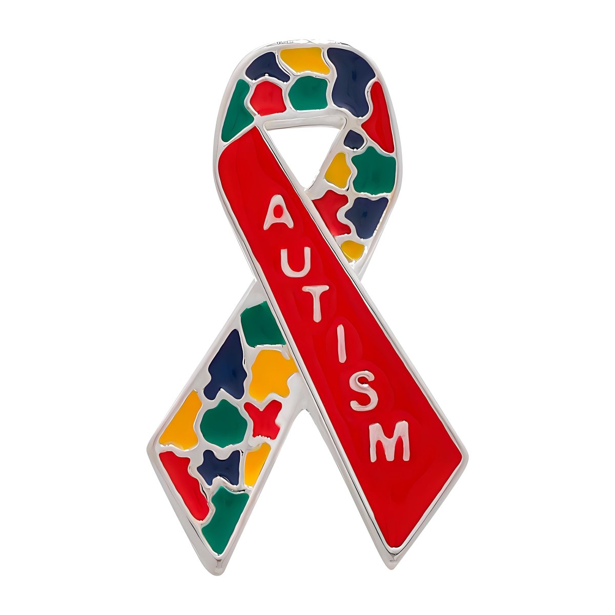Image of Autism Awareness Ribbon Pins