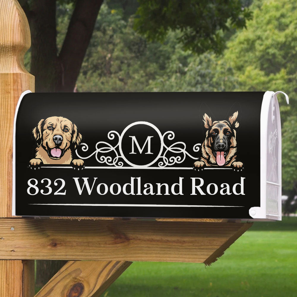 Magnetic Mailbox Cover, Personalized Mailbox Cover