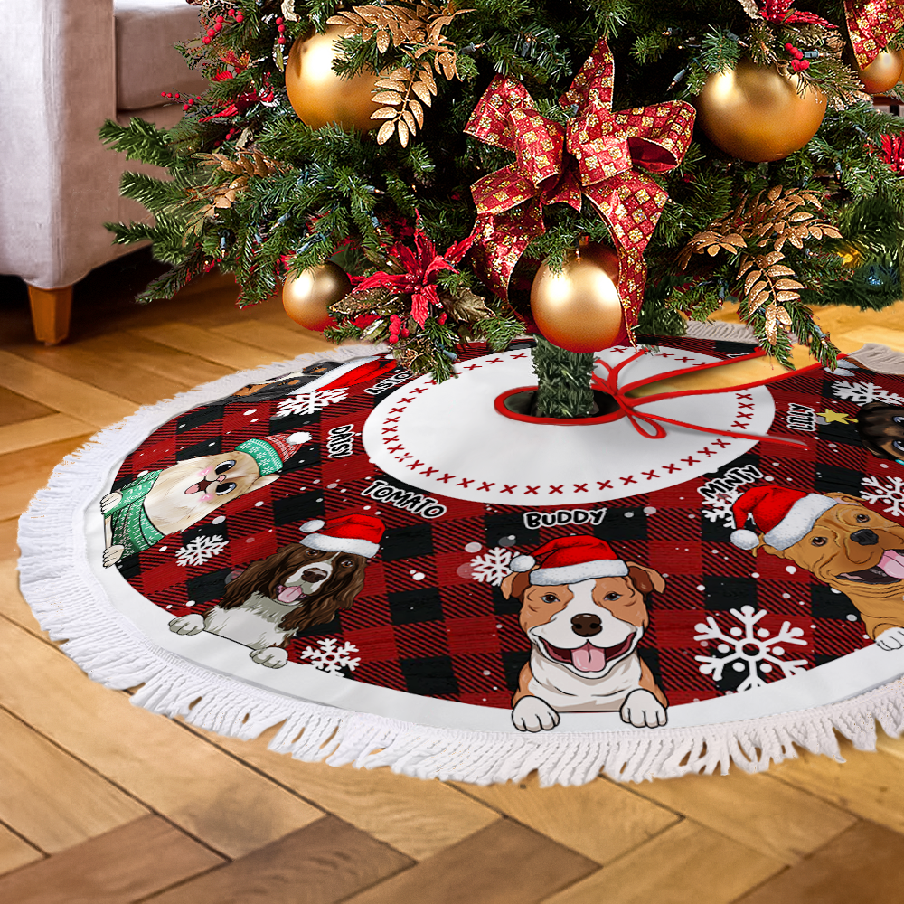 dog themed christmas tree