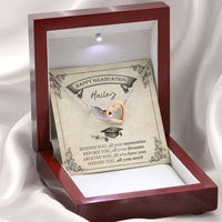 Thumbnail for Behind You All Your Memories Graduation Message Card Necklace YHN-THUY