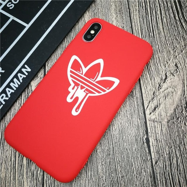 red adidas phone case