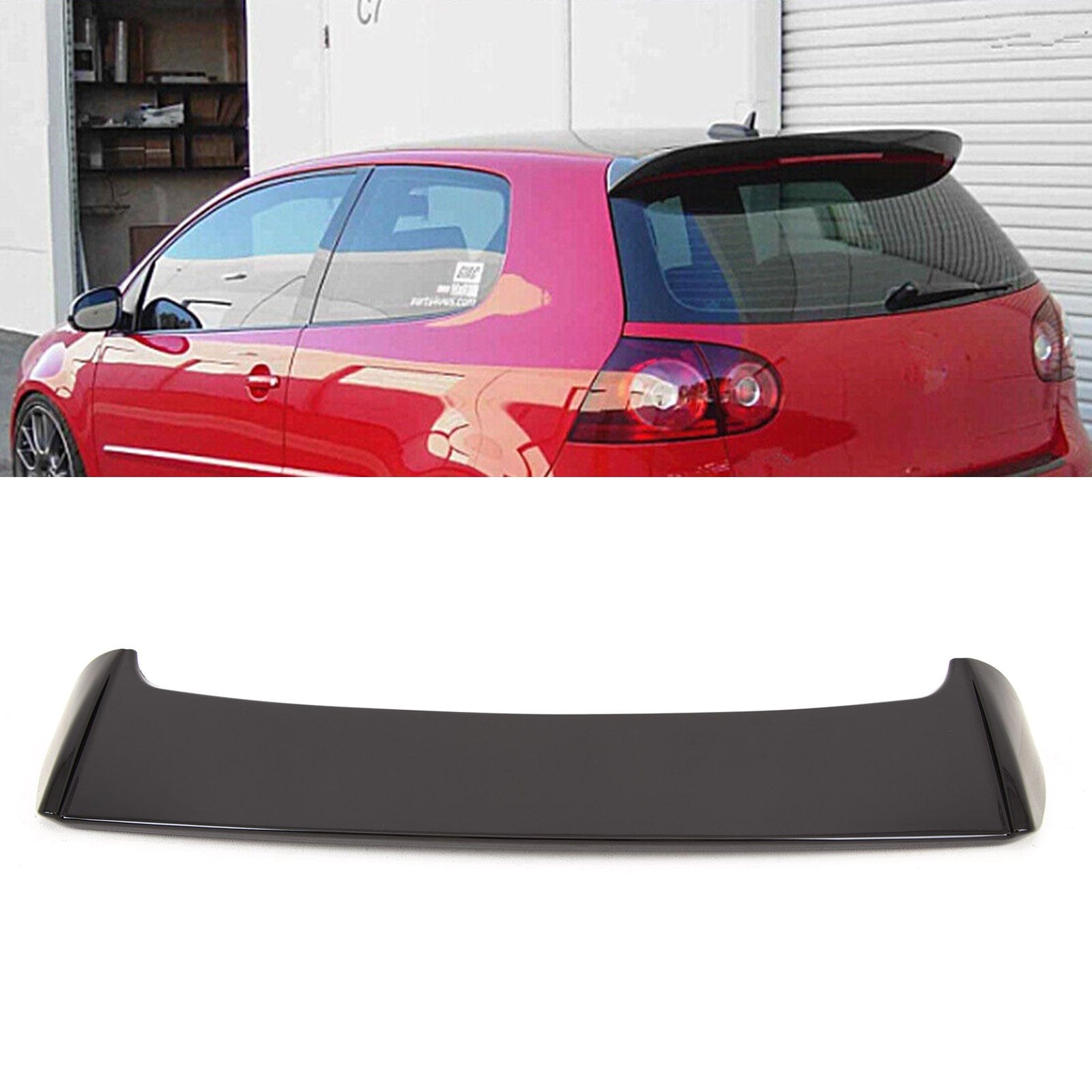 For Vw Golf 5 Gti Mk5 Spoiler High Quality Abs Gloosy Black Mk5