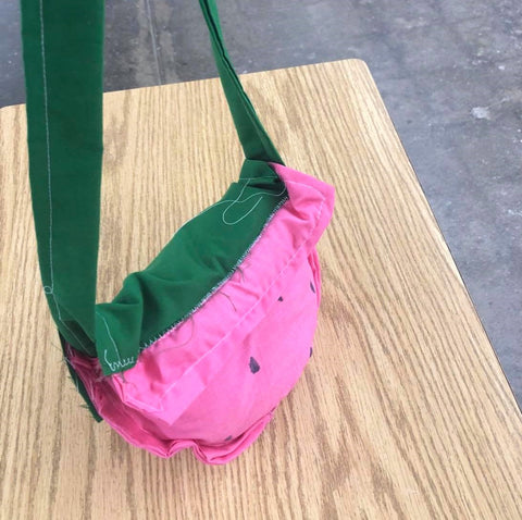 watermelon bag from anetaartclasses fashion design class