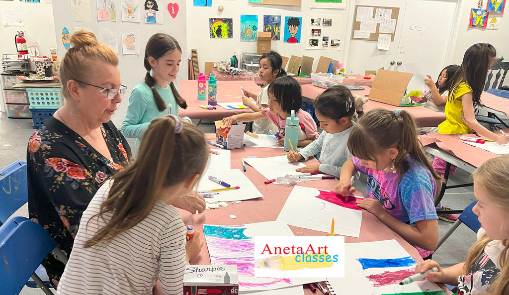 Art Adventure creative hub for kids aged 6-8 in Schaumburg