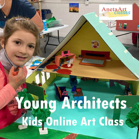 Young Architects Online Art Class for Kids