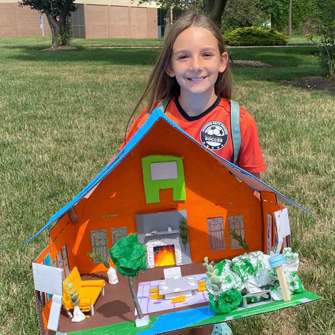 One of our students is showing her beautiful house