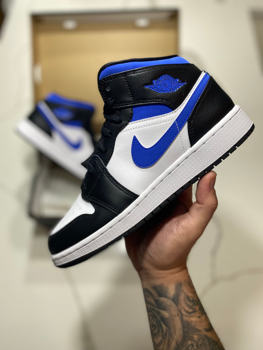 jordan 1 mid racer blue