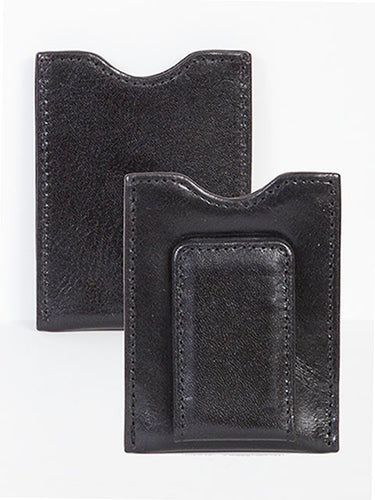 Leather wallet with money clip inside for men – CASUPO