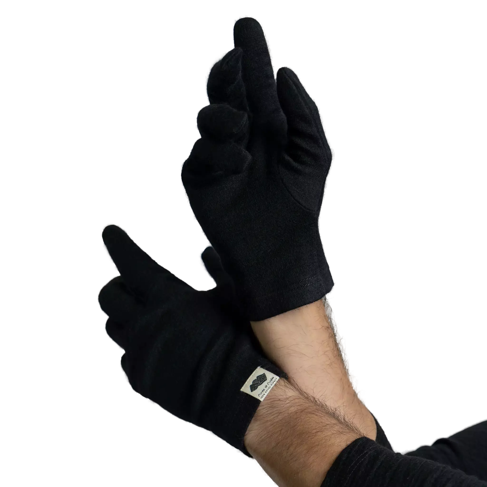 best fleece gloves lightweight color black