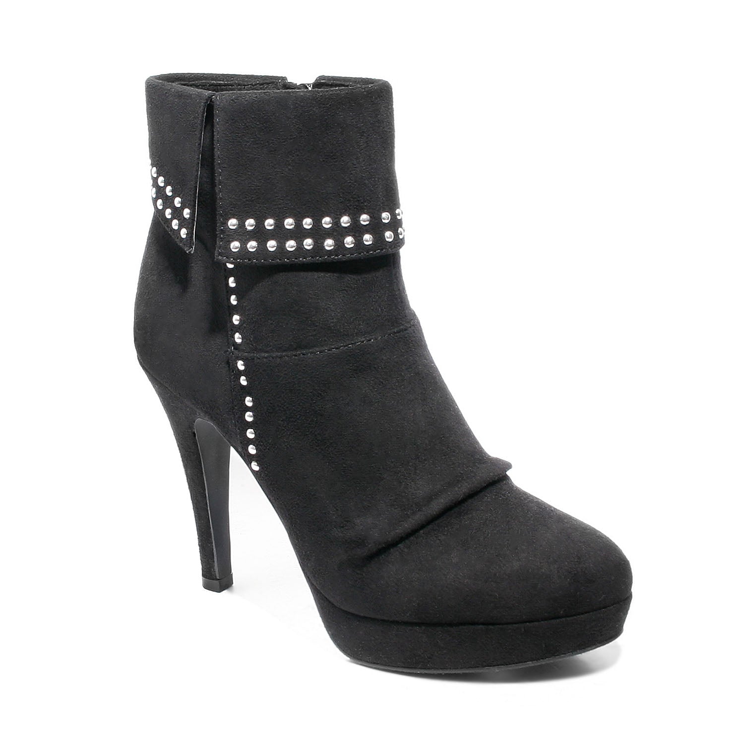 rubber heel booties