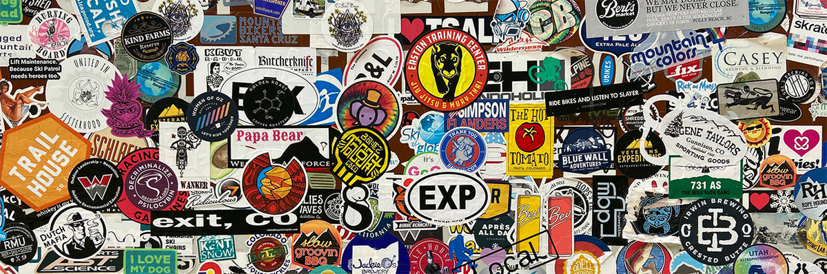 Stickers from around the United States