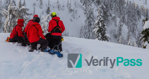 Mountain Rescue & Verify Pass Logo