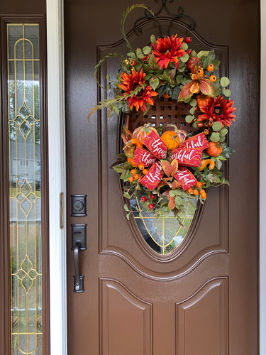 Fall Decor, Animal Print Straw Broom Front Door Decor – Always