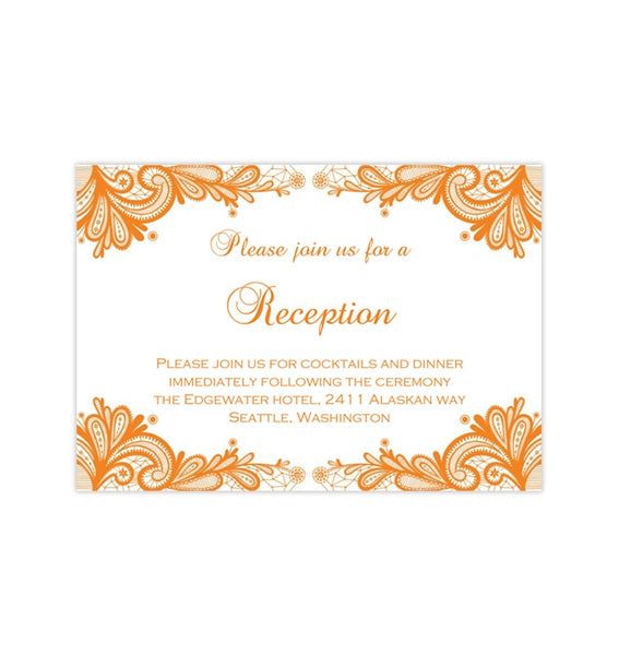 Wedding Reception Invitations Printable Diy Templates ged Lace Wedding Template Shop