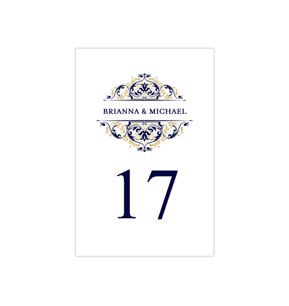 Wedding Table Numbers Printable Reception Template Cards ...