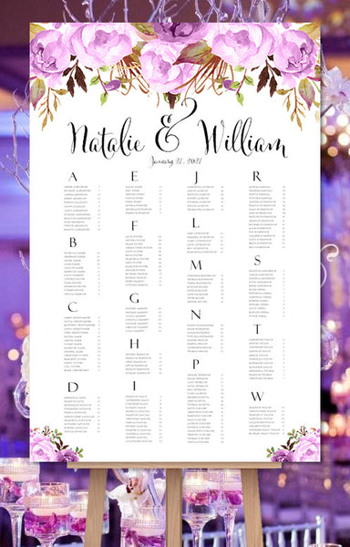 Printable Wedding Templates Romantic Blossoms Diy Stationery