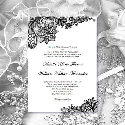 invitation lace