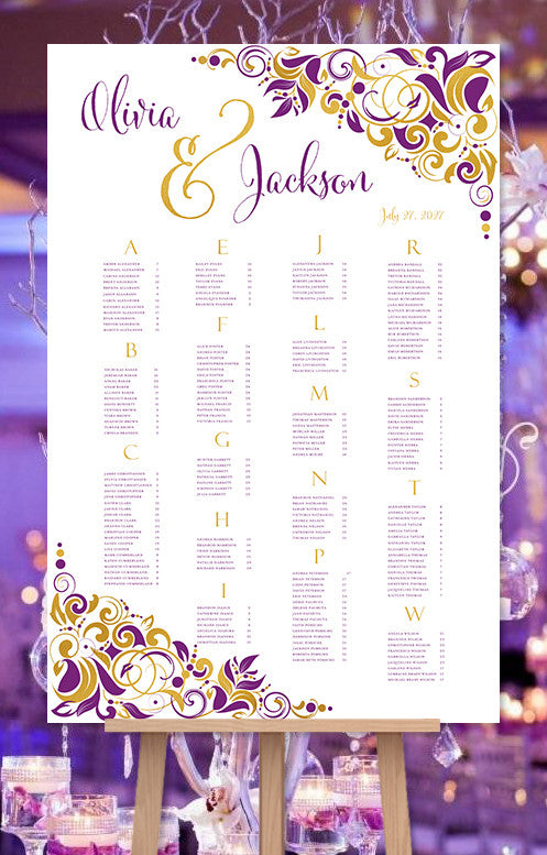 Digital Wedding Seating Chart