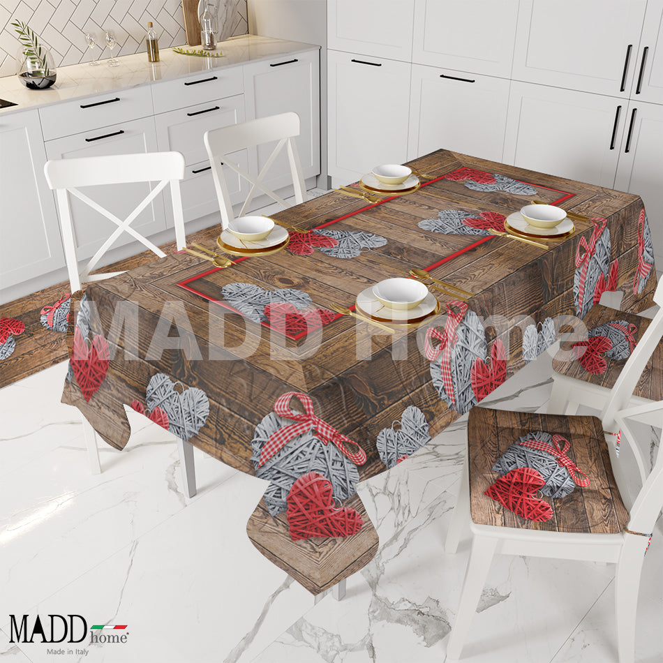 TOVAGLIA per Tavola esclusivo MADD Home coordinato cucina Fantasia SHABBY- Made in Italy 0094/0095