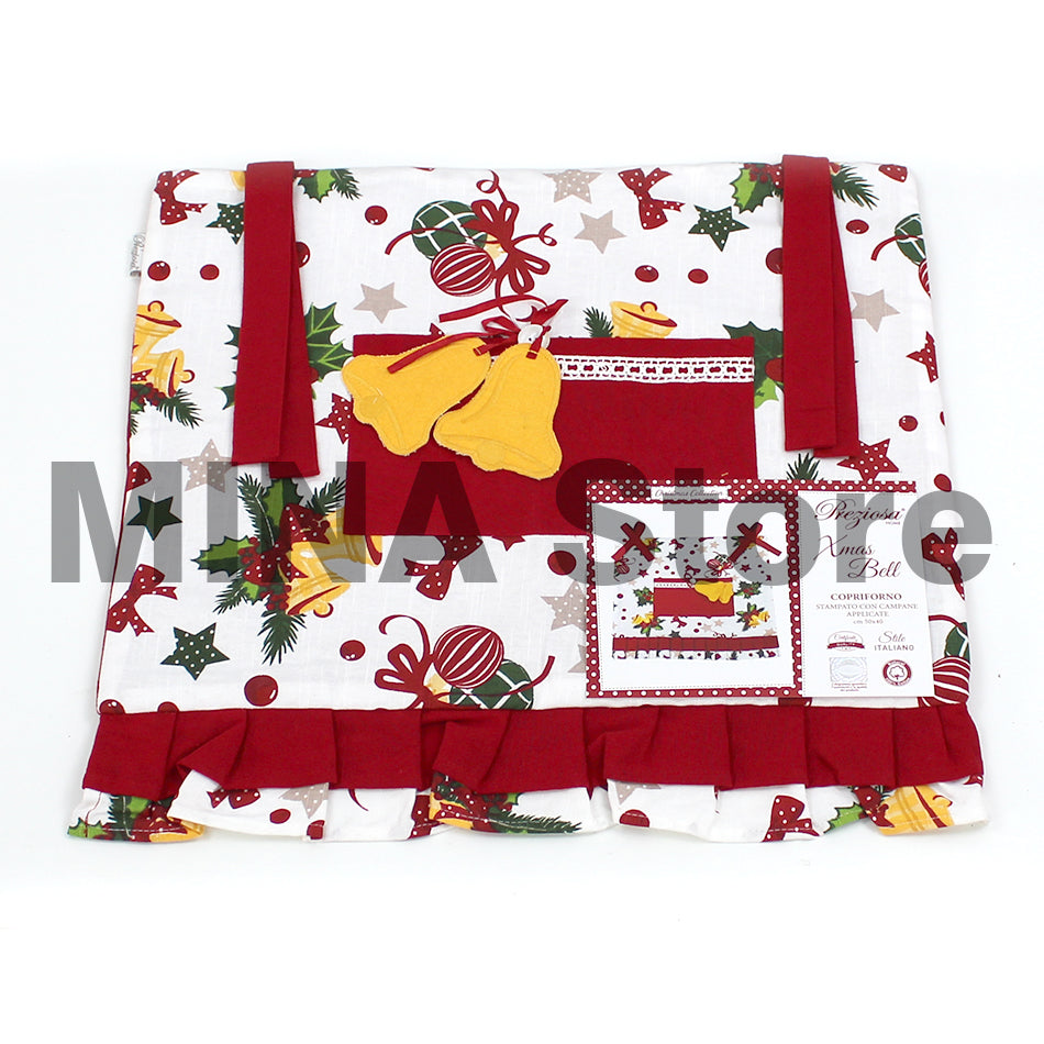 COPRIFORNO Natale preziosa home 55x42 cm varie fantasie coordinato Natalizio cucina