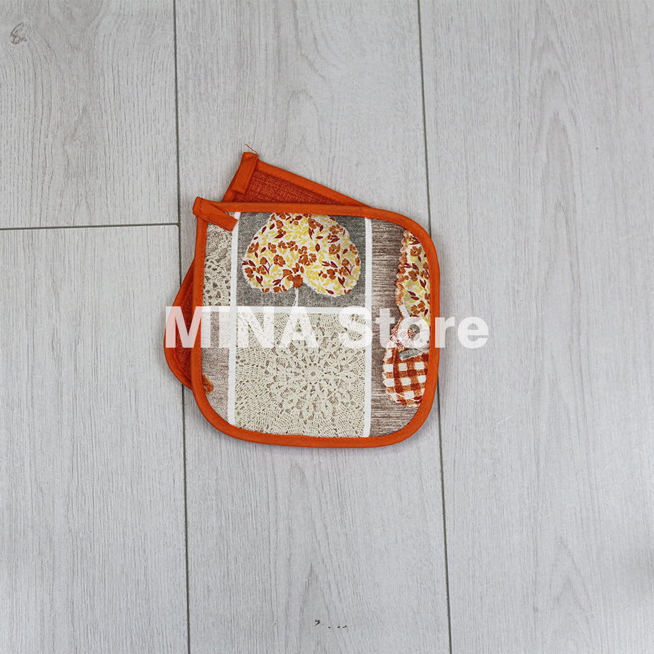 Set 2 PRESINE da cucina fantasia SHABBY - Made in Italy 0510