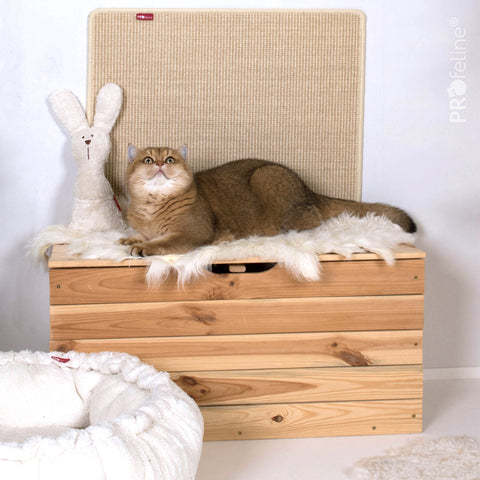 Lambskin Cat Bed at Made Moggie