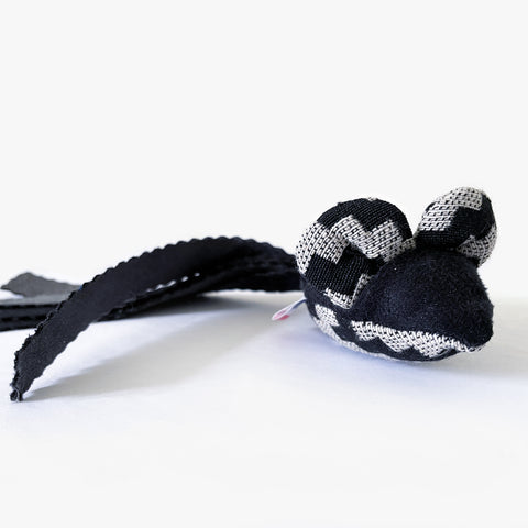 Black & White Catnip Mouse Toy | at Made Moggie