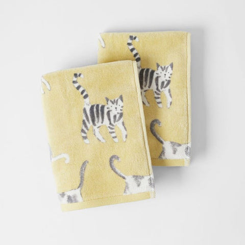 Cat Hand Towel, Morgan & Finch