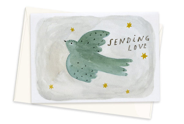 inmybackyard bird card on etsy