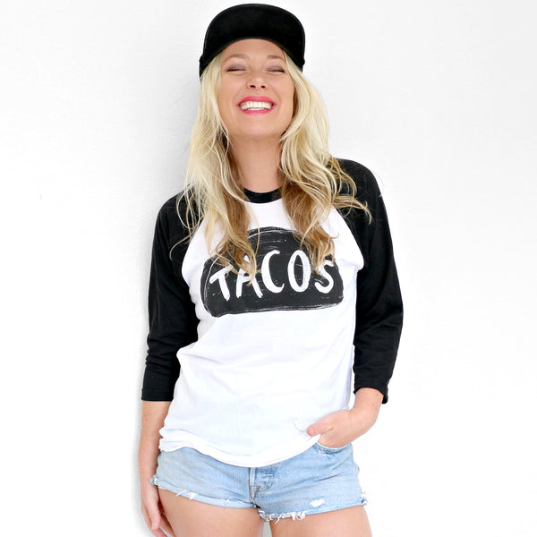 Taco Maker Baseball Tee Xs