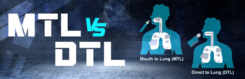 mouth to lungs vs direct to lungs