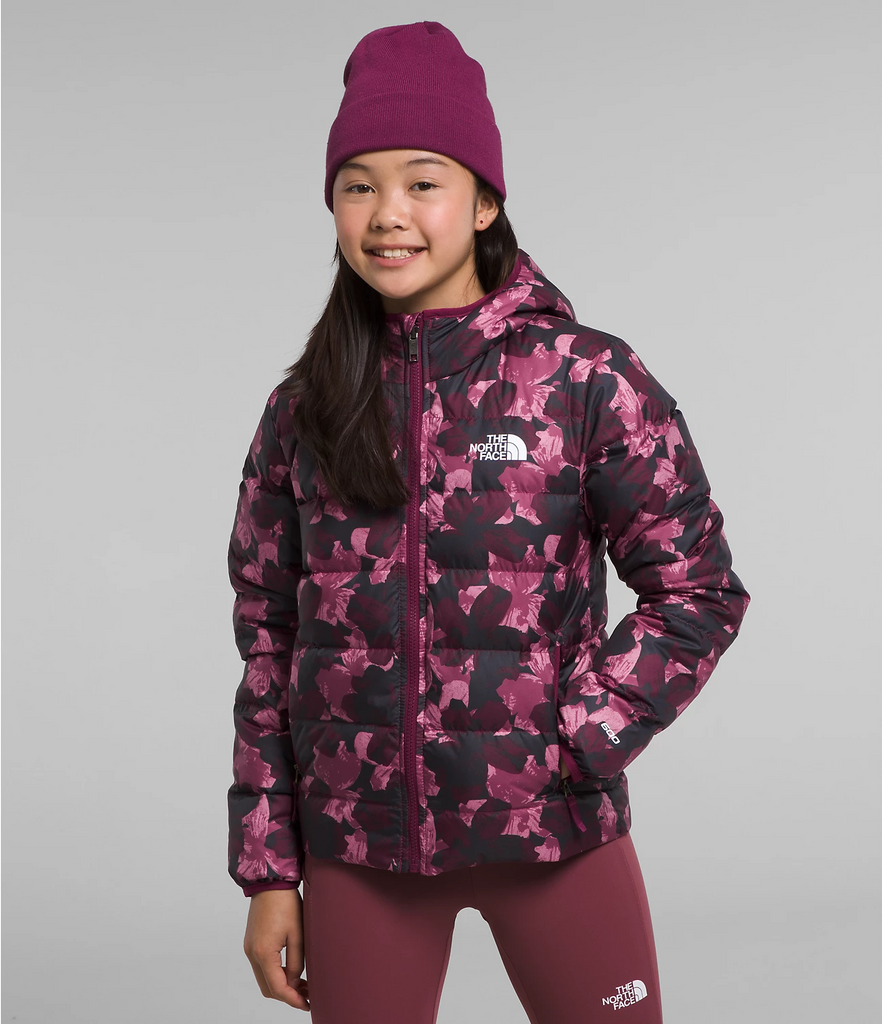 The North Face Youth Snowquest Plus Jacket - Green/Lava - Grow