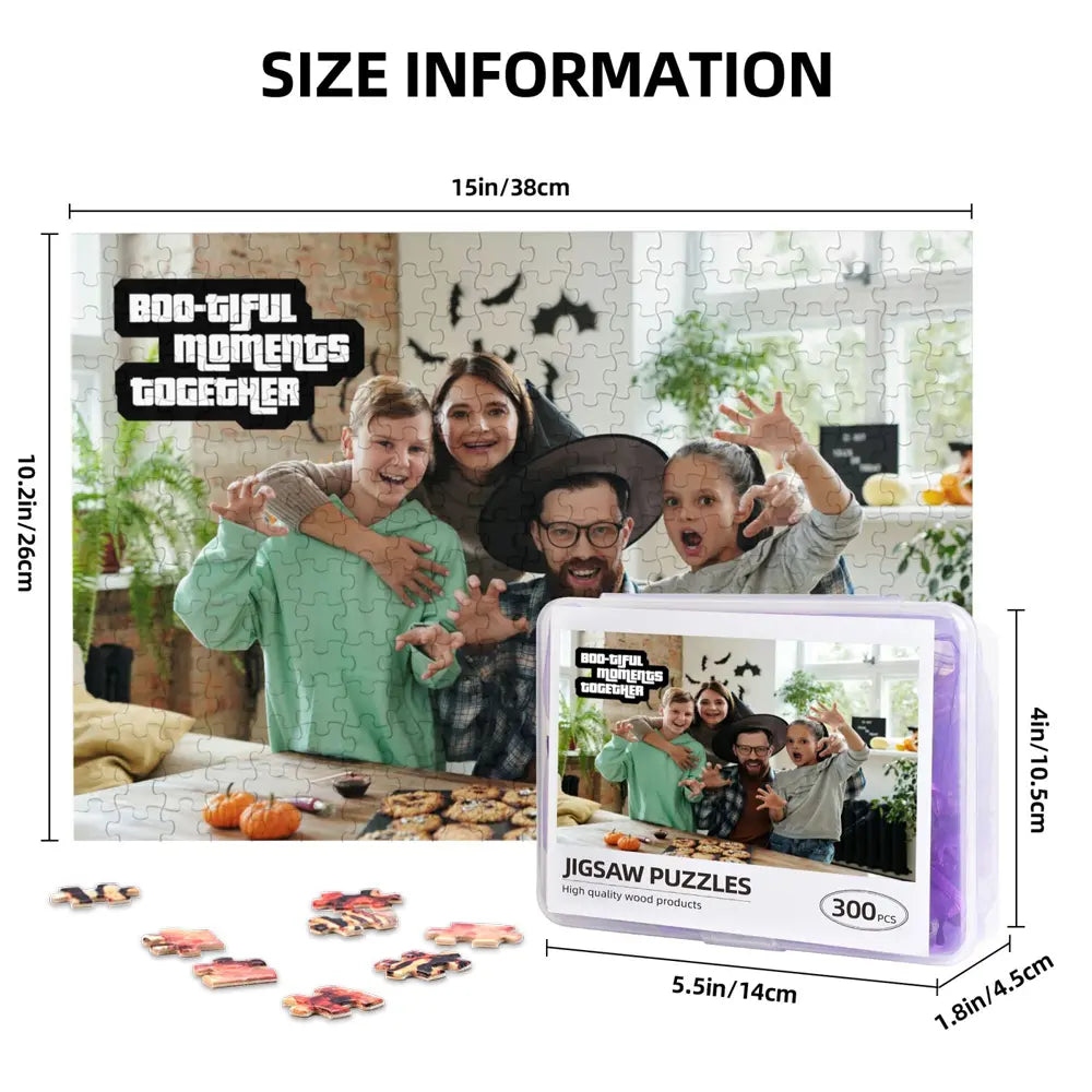 custom jigsaw puzzles size info