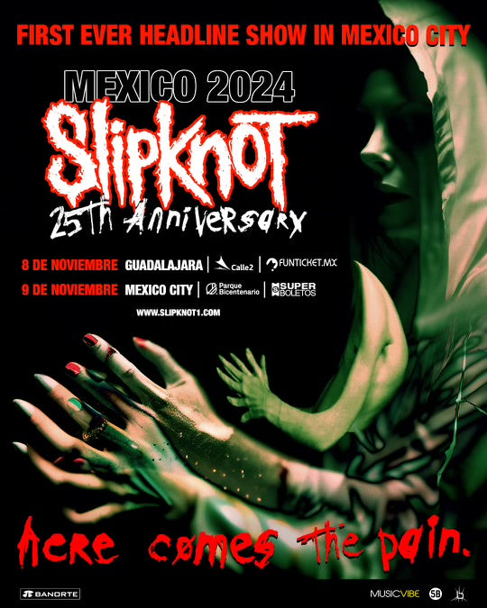 Slipknot confirma espectáculos principales del festival del 25 aniversario en México – Knotfest
