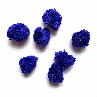 Green Craft Pom Poms - 150 Pack - Blue Squid India