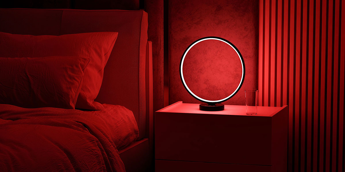 Sleep with light - Restful night's sleep with red light