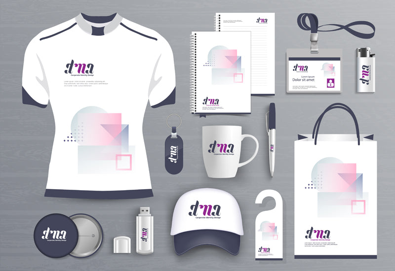 Promotional materials that can be customized with company branding