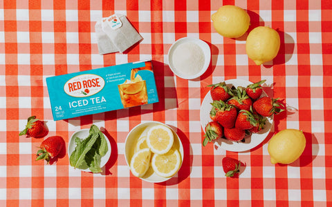 strawberry tea, iced tea ingredients
