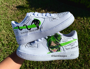 Billie Eilish Snake Custom Air Force 1 