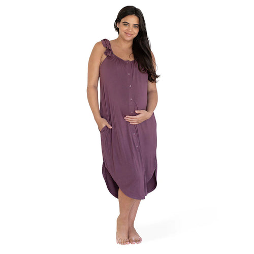 Kindred Bravely, Intimates & Sleepwear, Kindred Bravely Pink Stripe  Universal Labor Delivery Birthing Gown