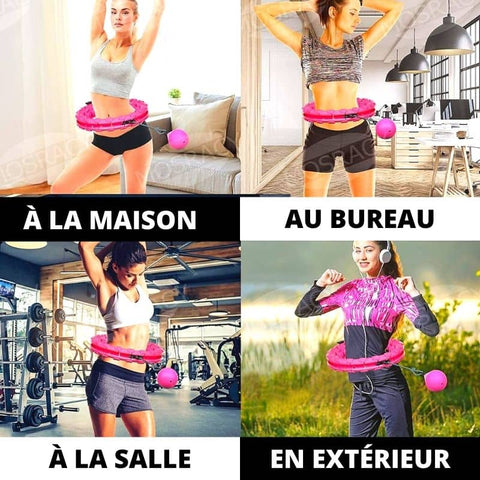 Cerceau hula hoop, le cerceau de fitness EASY HOOPS™