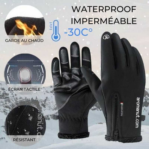 GANTS ECRAN TACTILE Téléphone Iphone Hiver - Gant Chaud Vélo Homme