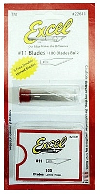 Excel 22611 #11 Double Honed Blades (100)