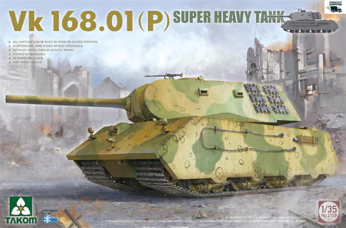 Takom 2158 VK168.01 (P) Super Heavy Tank 1:35