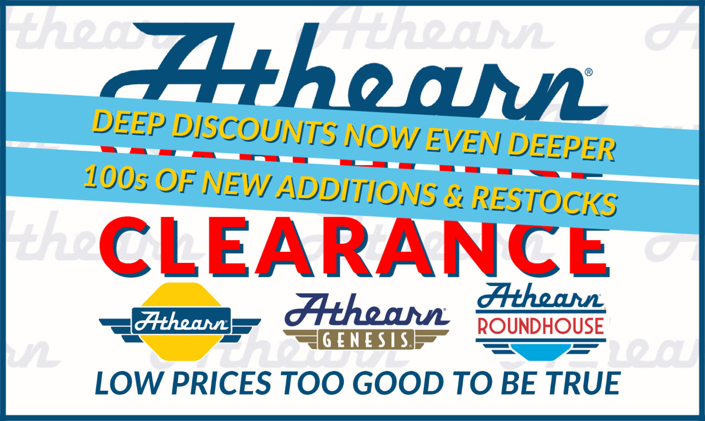 now better than ever: athearn warehouse clearance