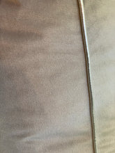 Load image into Gallery viewer, Grey Velvet Pillow with Silver Piping
